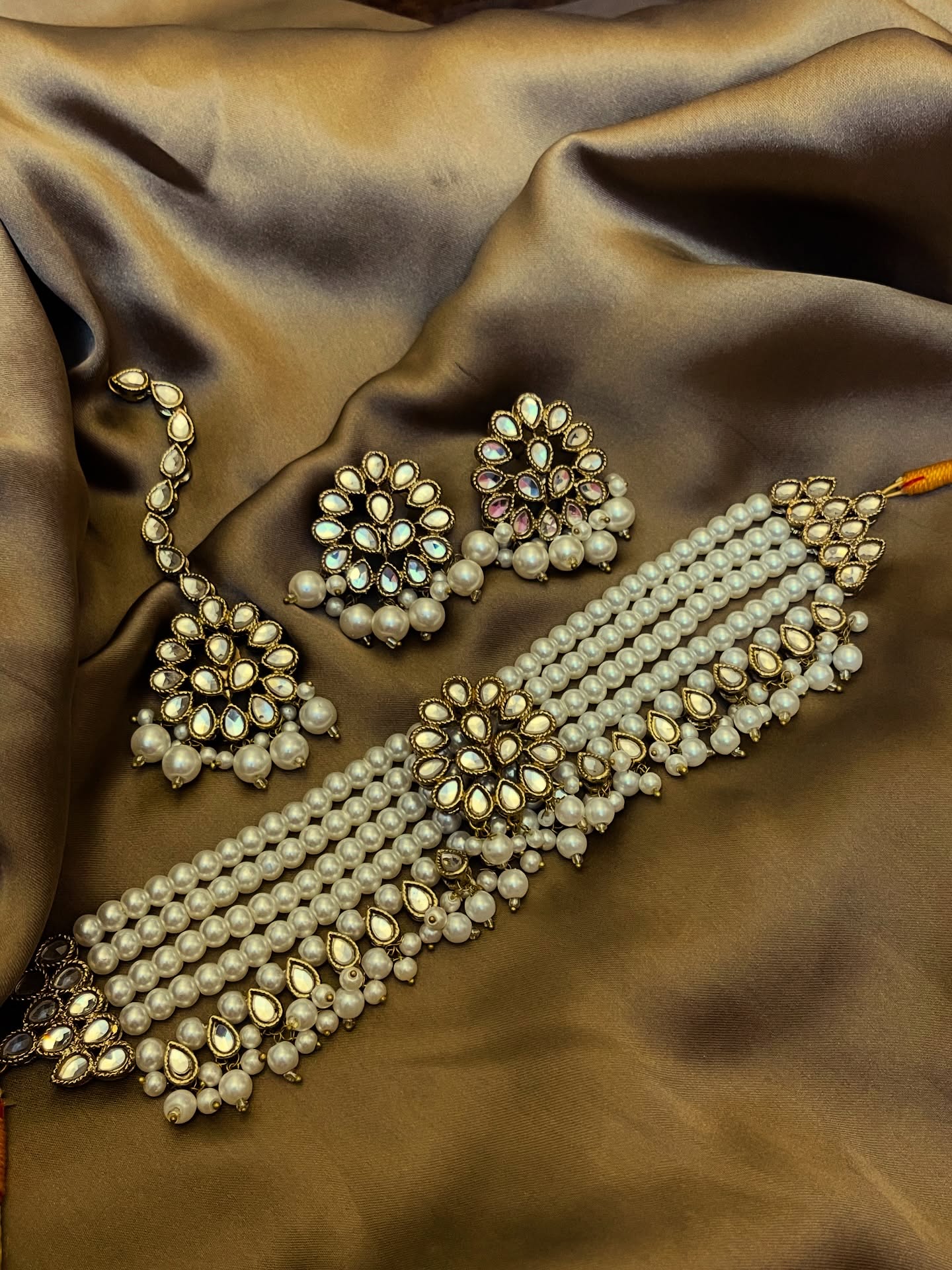 Kundan stylish wear choker Set Ranjhna Look