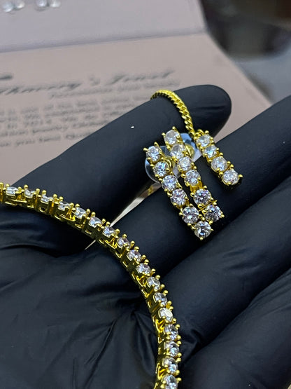 Zircon Ad Necklace set