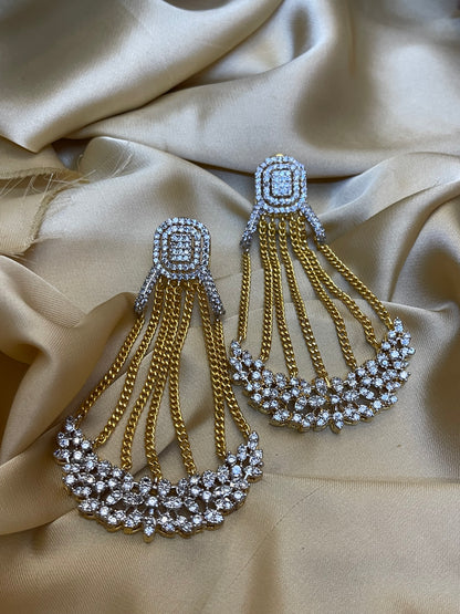 Zircon Classic Wear Stylish Earrings