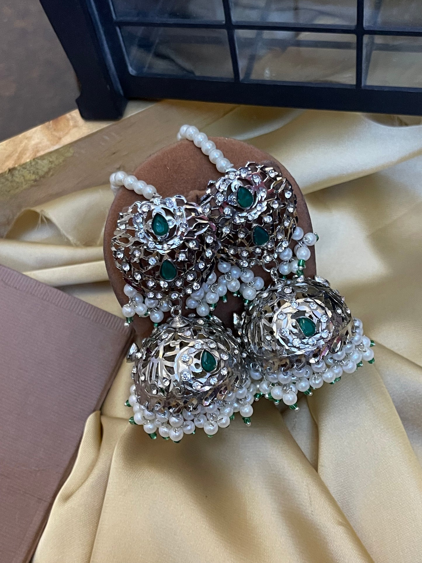 Hyderabadi Silver Choker Set