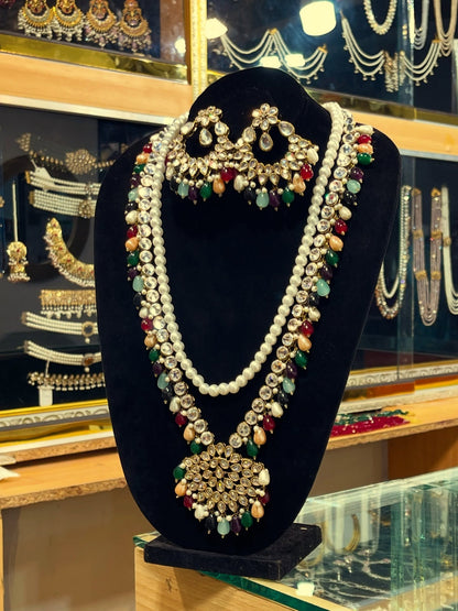 Jhaverys Jewellery | Classy Traditional Maala Collection With Earrings