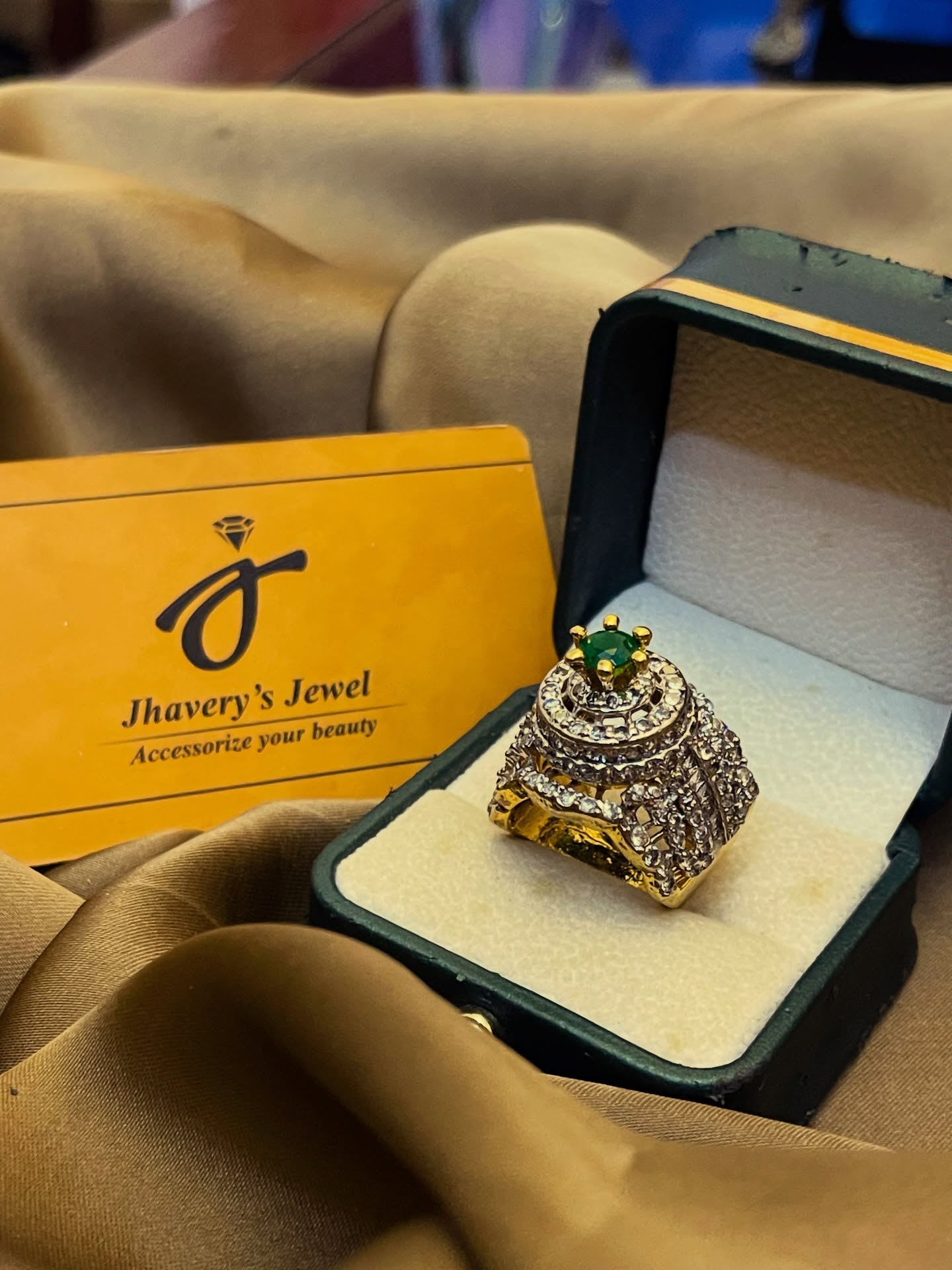 Pure Gold Plated Jewellery in Pakistan | Premium Gold Plated Ring  for Women | Jhaverys Jewellery