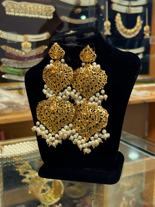 Pure Gold Plated Jewellery in Pakistan | Premium Gold Plated Earrings for Women | Jhaverys Jewellery