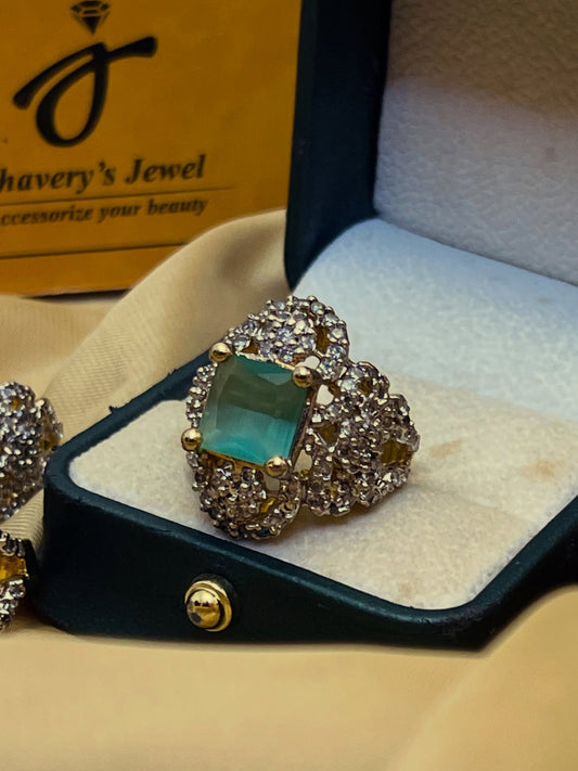 Pure Gold Plated,Stylish Wear 22KT Ring