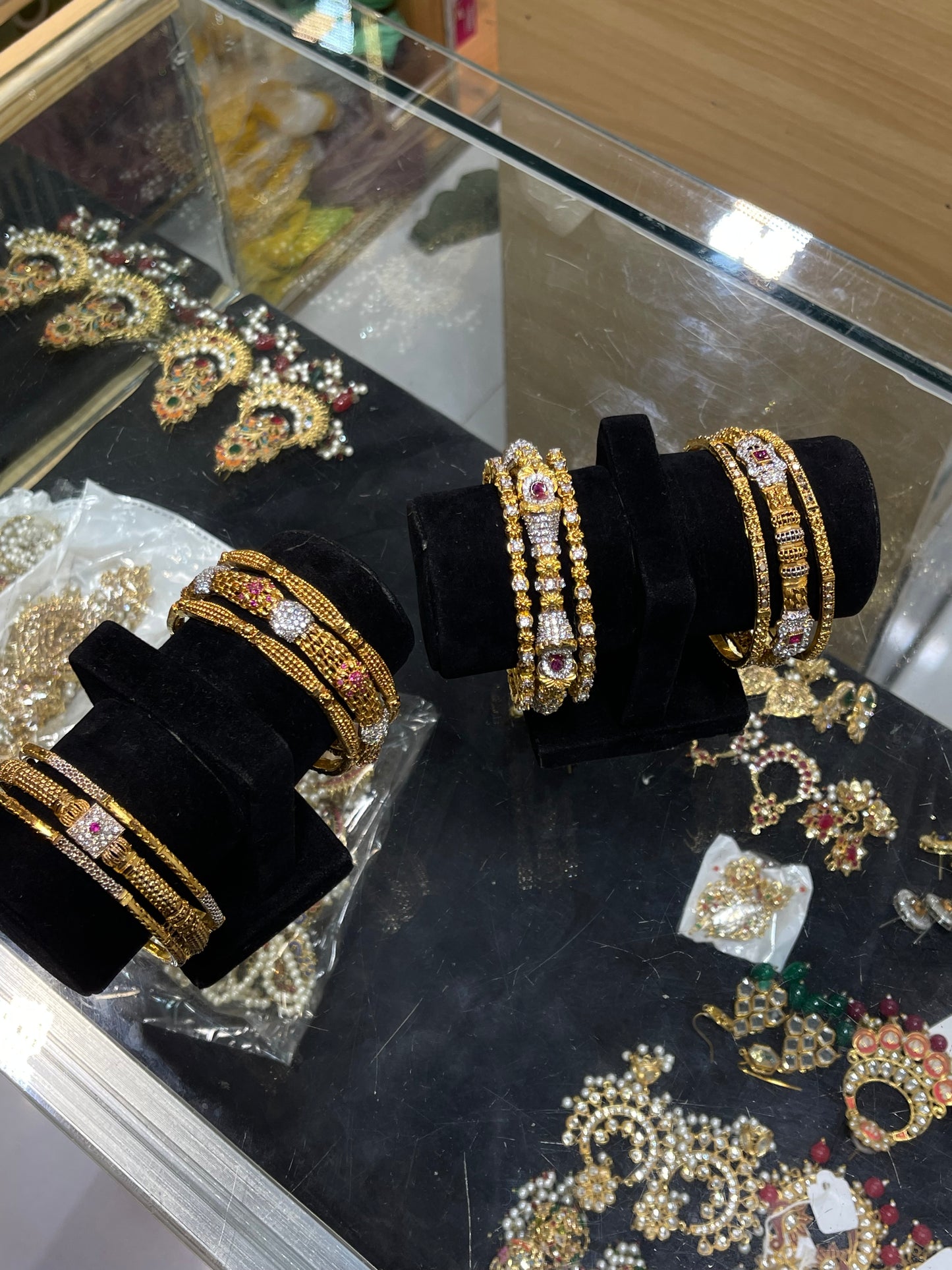 3 Pcs 22 KT Trending Gold Plated Bangles in Pakistan 2026