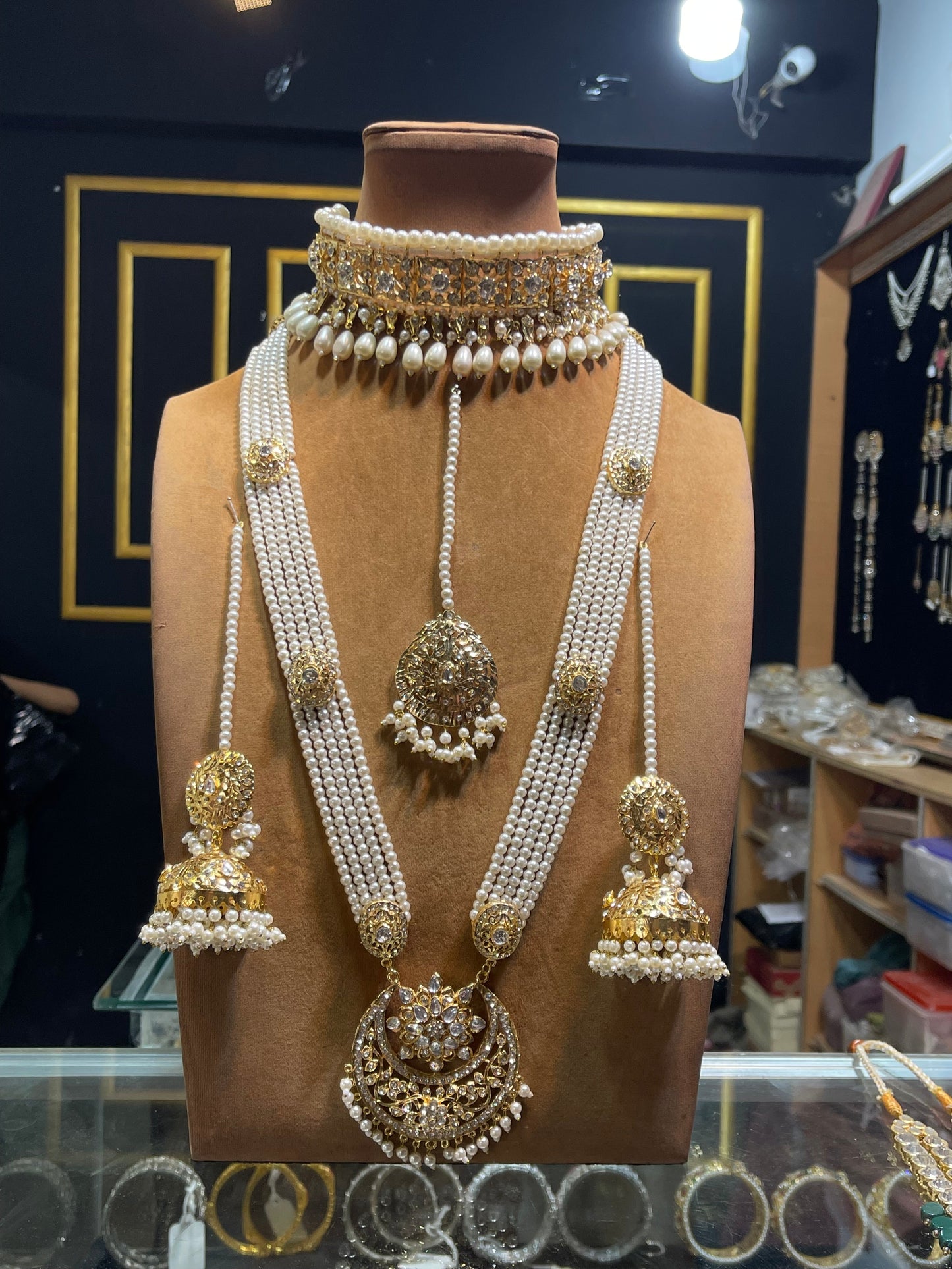 Bridal Jewellery  Hyderabadi 22KT Pure Gold Plated