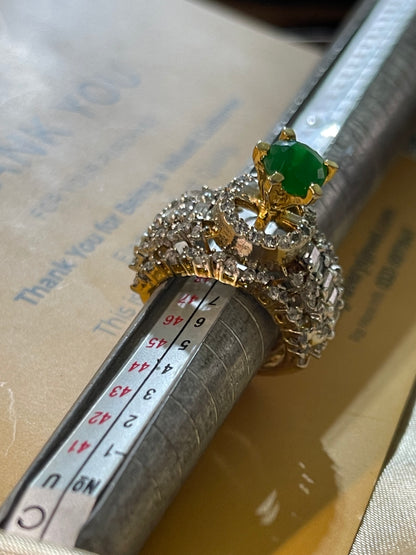 Zircon Jarao Ring 24 KT Pure