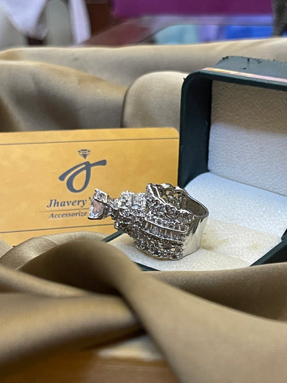 Silver Rings in Pakistan | Stylish Sterling & Artificial Silver Rings for Women | Jhaverys Jewellery