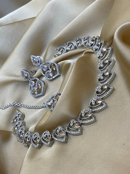 Zircon Ad Necklace Sets