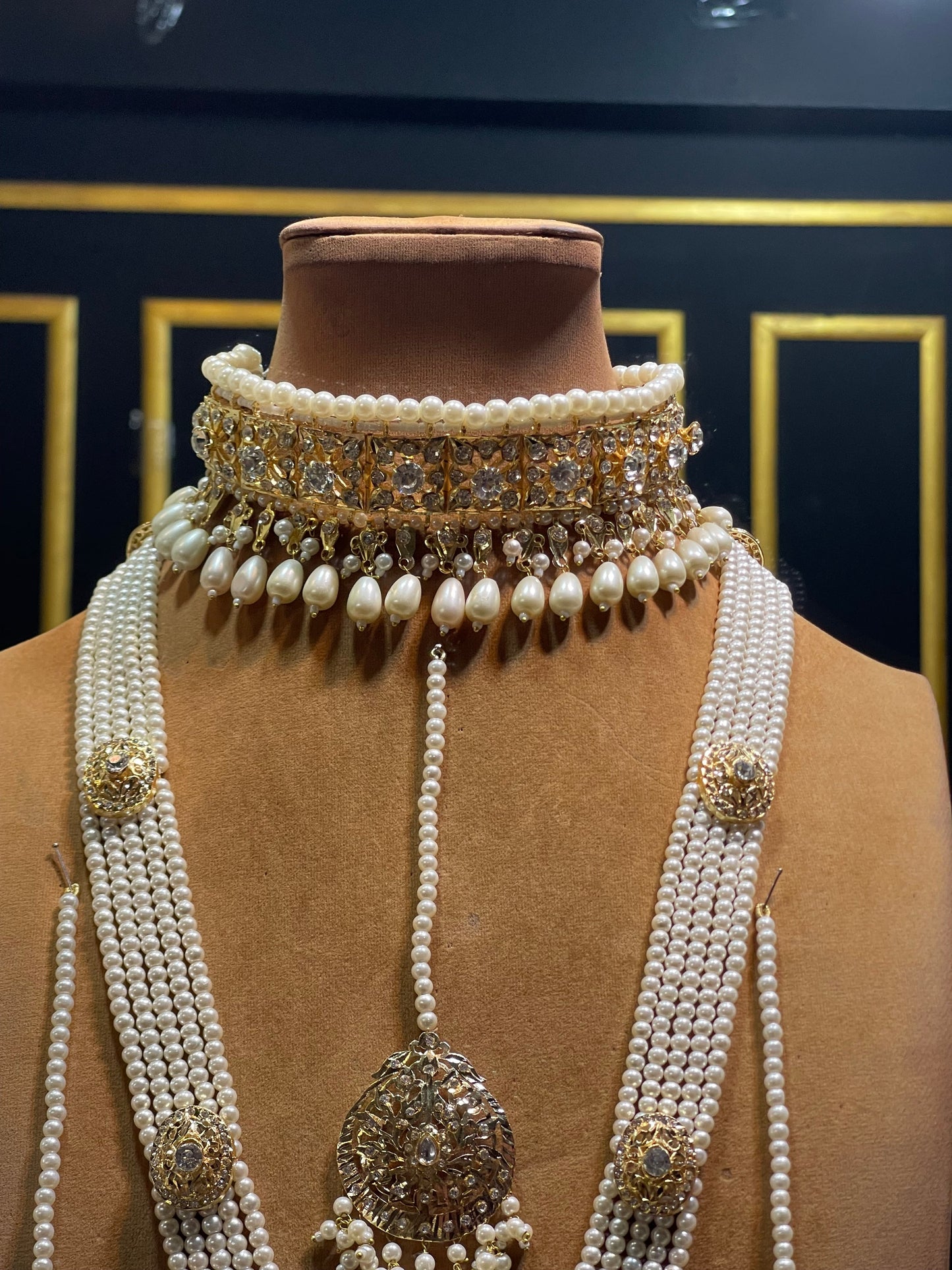 Bridal Jewellery  Hyderabadi 22KT Pure Gold Plated