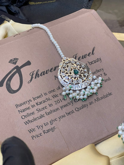 Hyderabadi Silver Choker Set