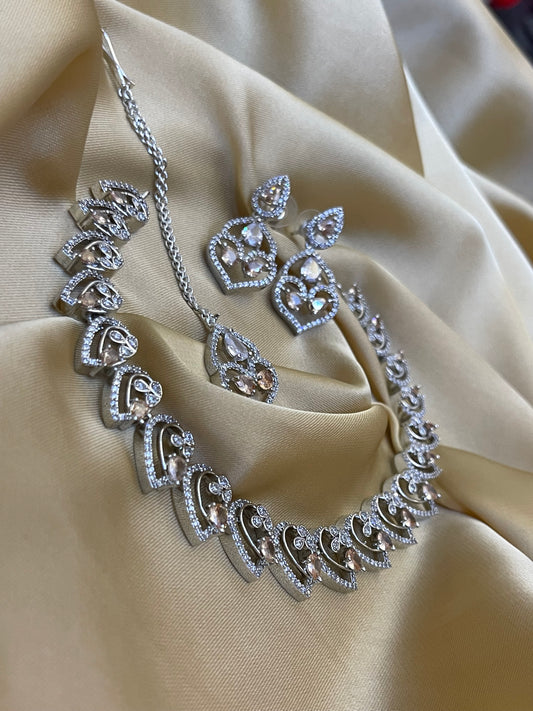 Zircon Ad Necklace Sets