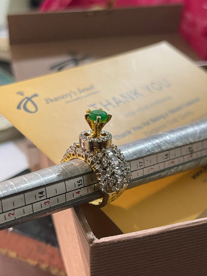 Zircon Jarao Ring 24 KT Pure