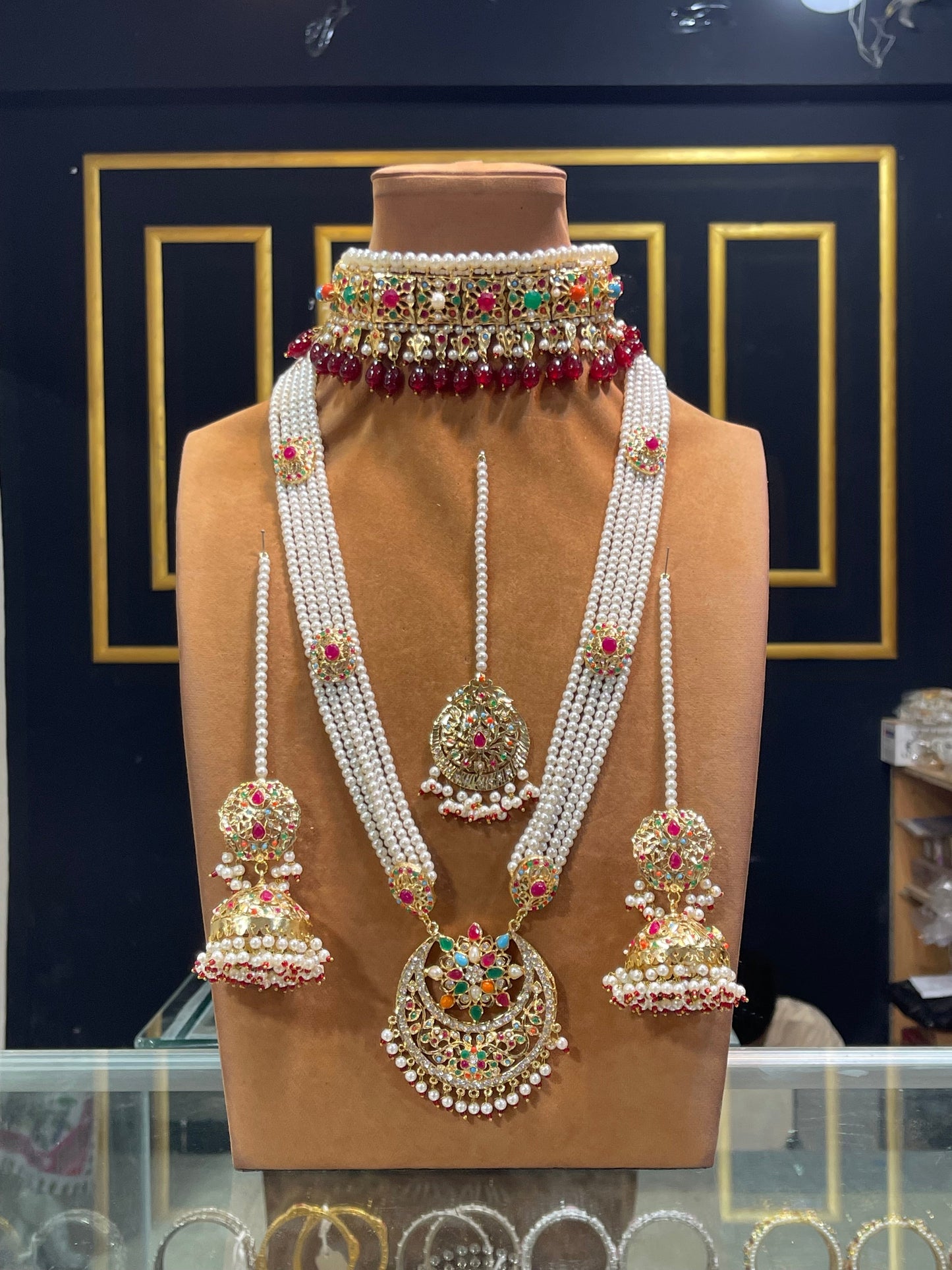 Hyderabadi Stylish Bridal Necklace Set