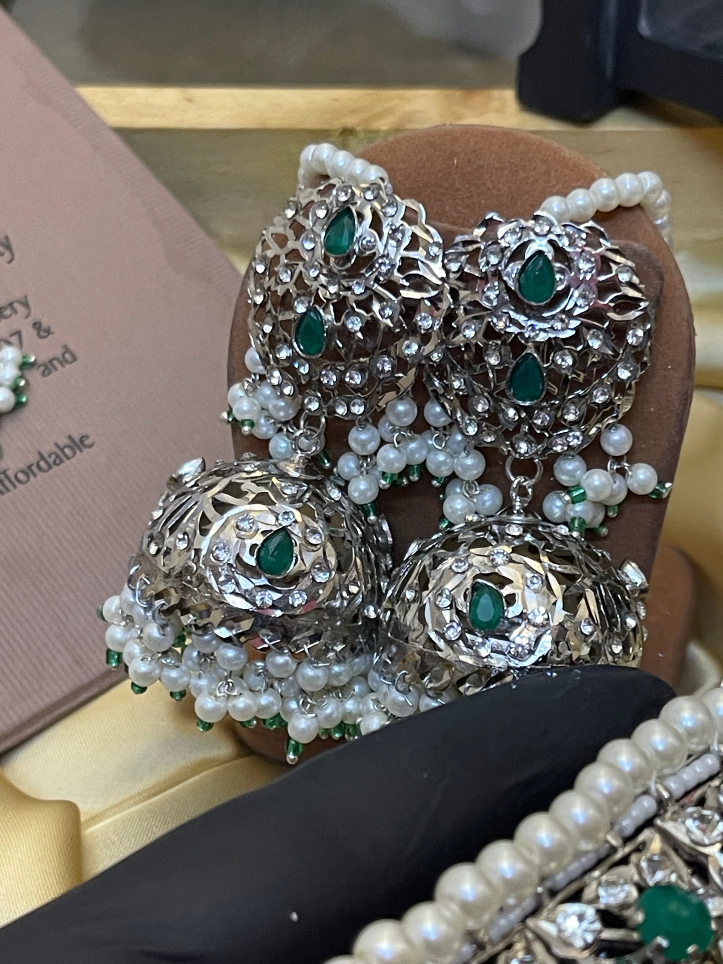 Hyderabadi Silver Choker Set