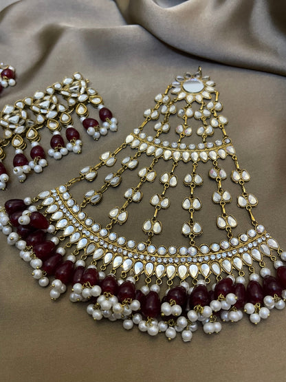 Kundan Rani choker Set