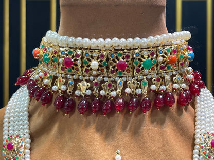 Hyderabadi Stylish Bridal Necklace Set