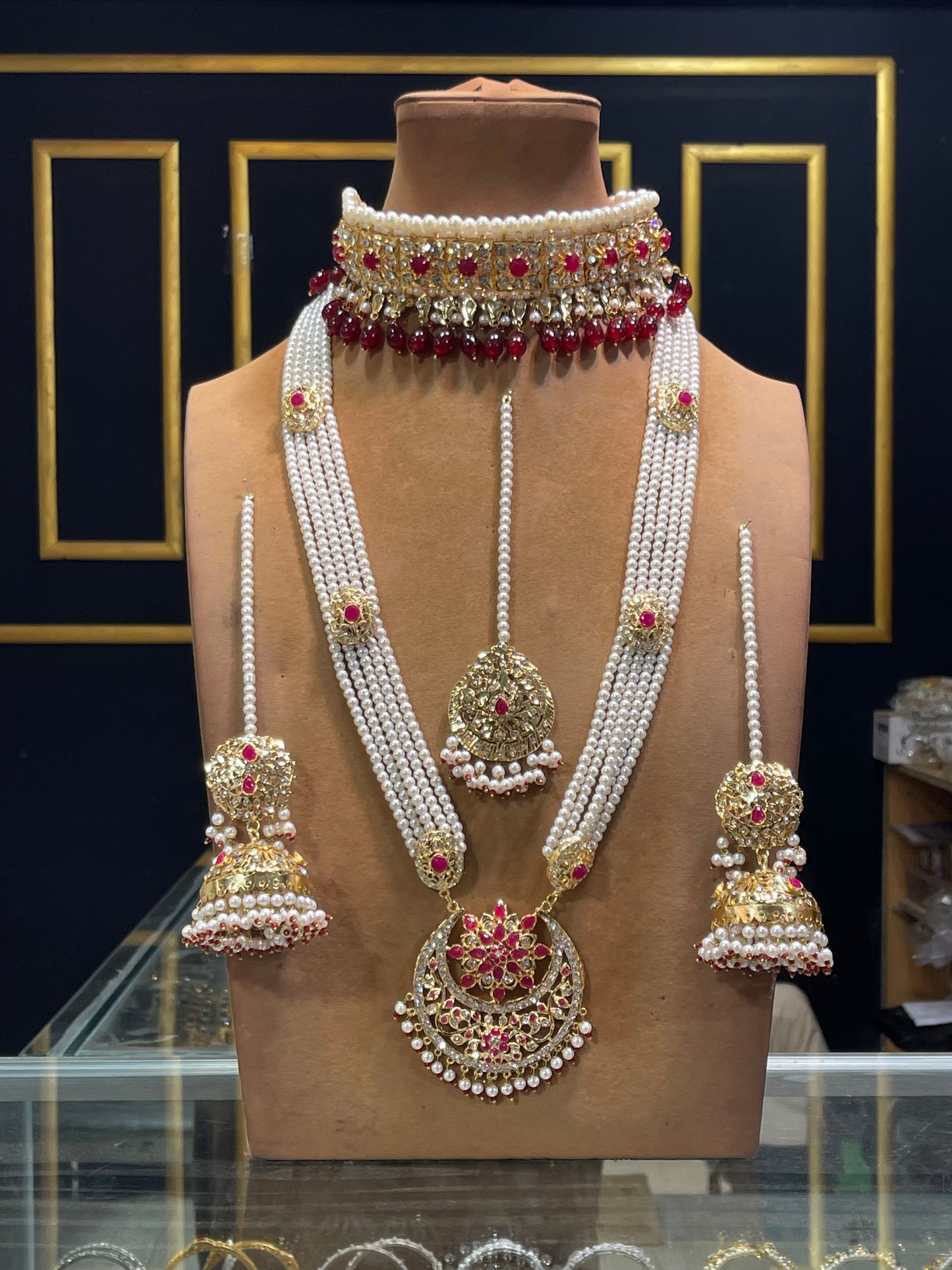 Bridal Hyderabadi Designer Wear Jewellery Set