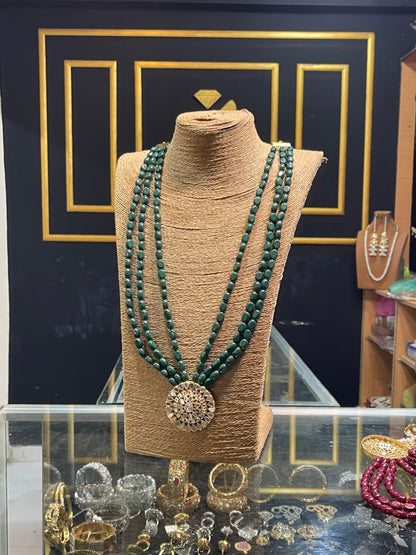 3 Layers kundan Bunch Mala