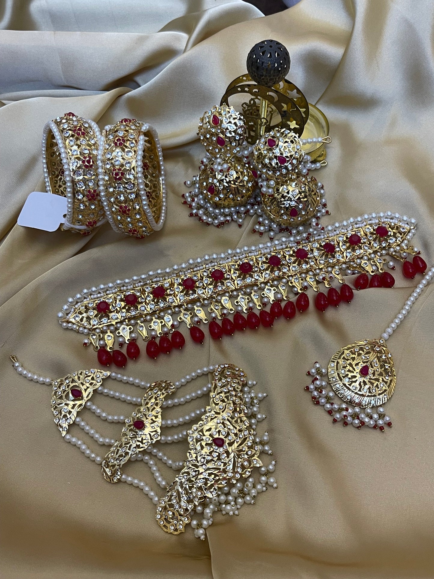 Hyderabadi Ruby Bridal set