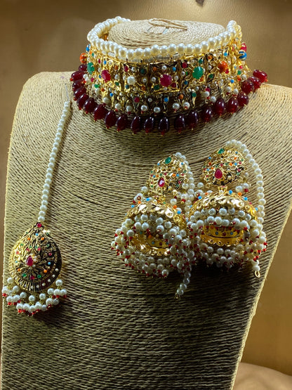 Hyderabadi Beautifull Wear Choker Set