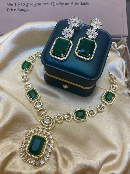 Zircon necklace Set