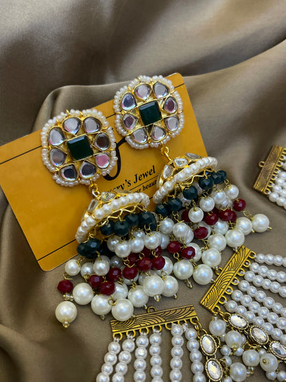 Thappa Kundan Stylish Jhumka Big sahara