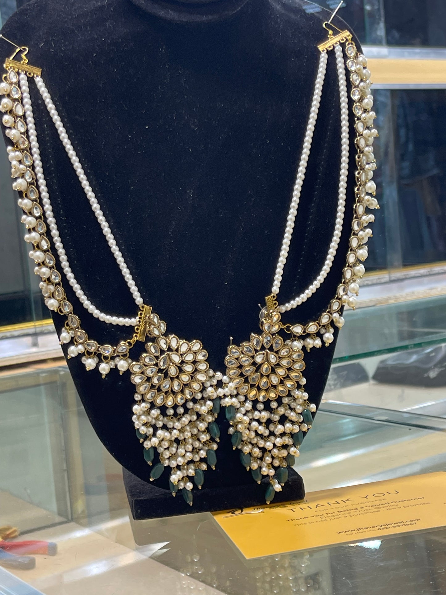 Kundan Sahara Big Earrings