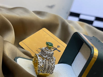 Zircon Gold Plated jarao Ring