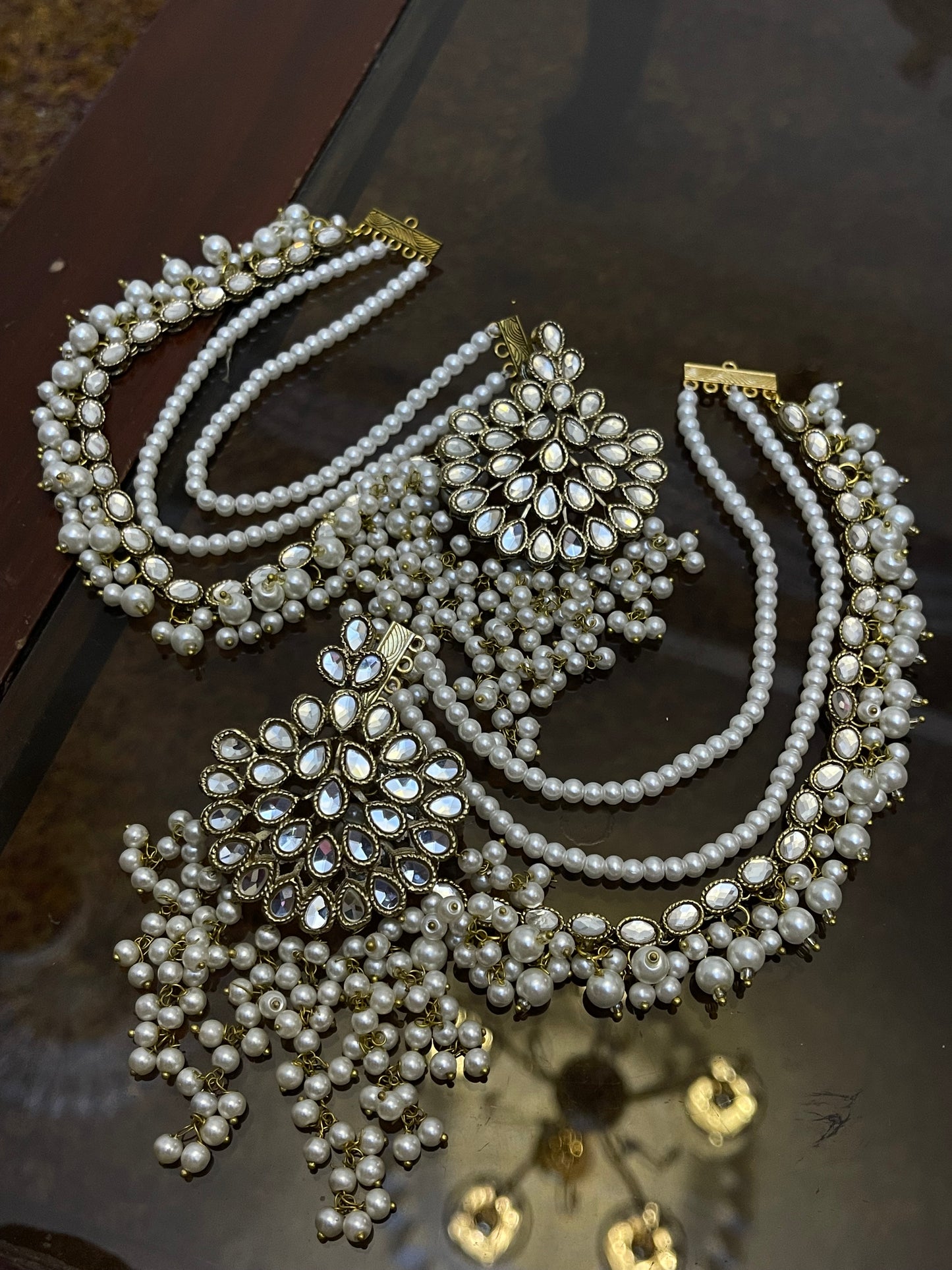 Stylish Wear Designer Kundan Sahara earrings