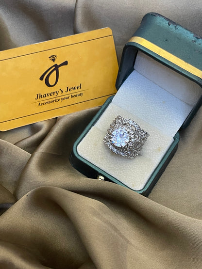 Silver Rings in Pakistan | Stylish Sterling & Artificial Silver Rings for Women | Jhaverys Jewellery