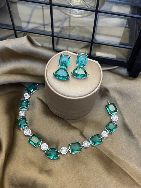Zircon Ad Pure Necklace Set