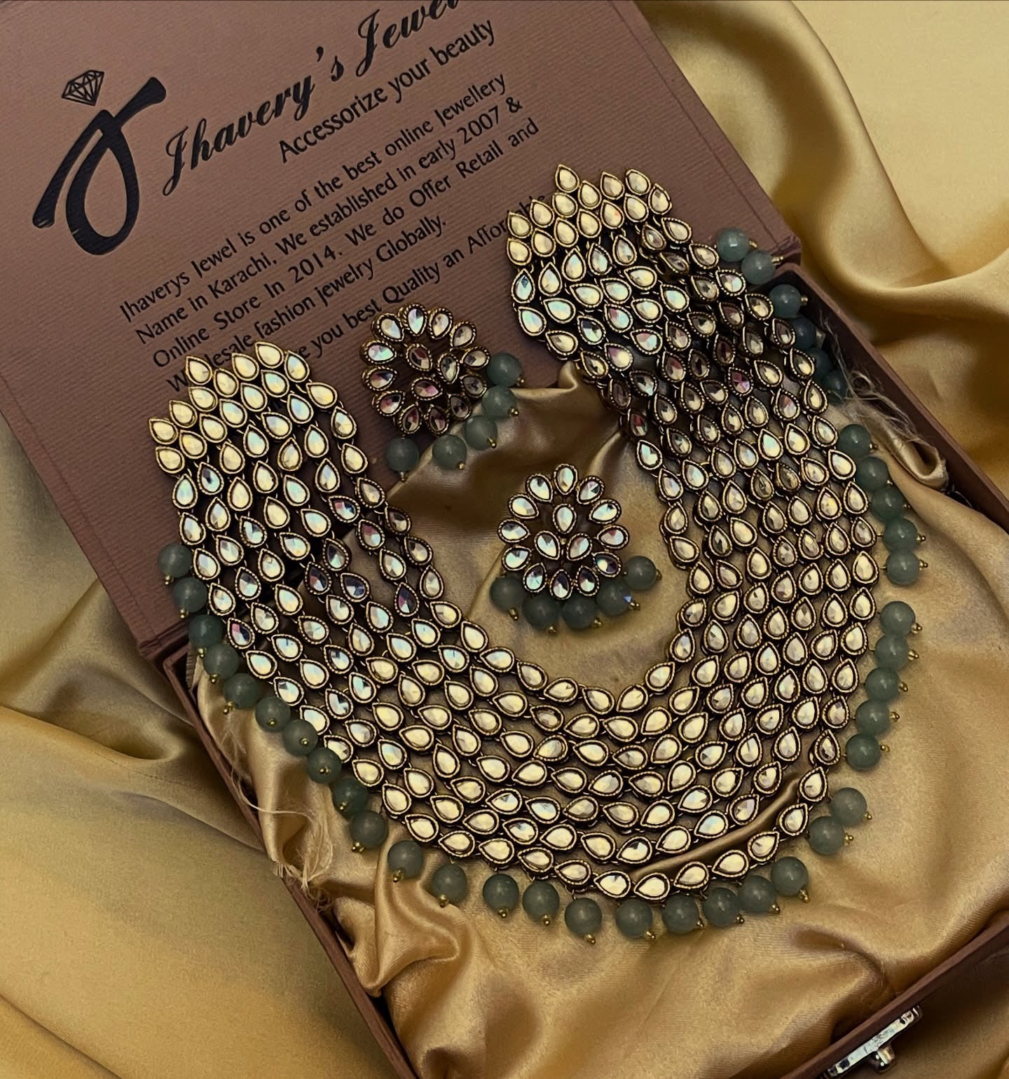 Kundan In Layers 7 Traditional Necklace Set