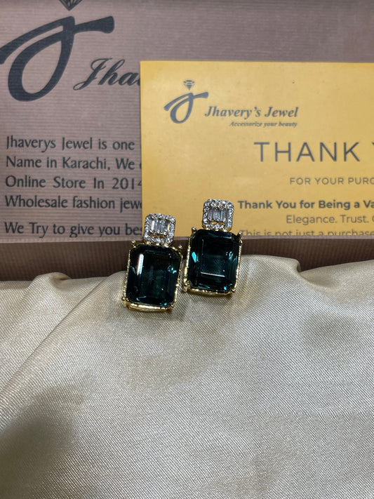 Tops Zircon 22KT Gold Plated