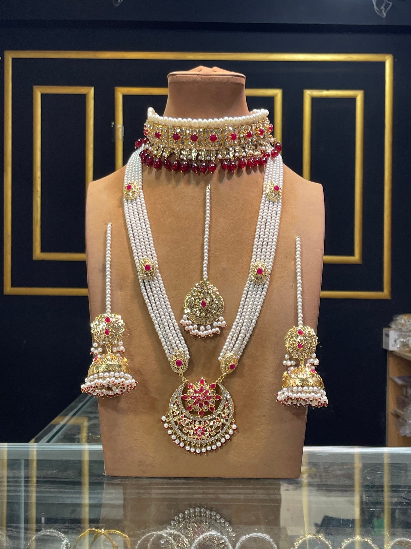 Bridal Hyderabadi Designer Wear Jewellery Set