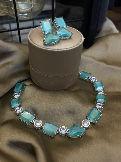 Zircon Ad Pure Necklace Set
