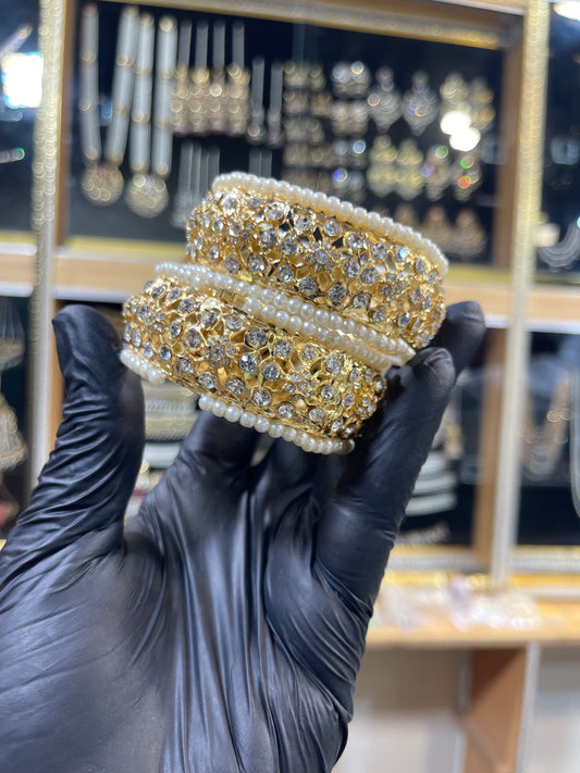 Hyderabadi Gold Plated Pair of Bangles