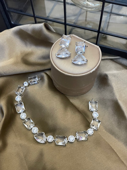 Zircon Ad Pure Necklace Set