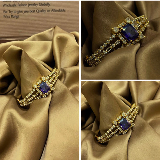 Zircon Braclete Jarao Gold Plated