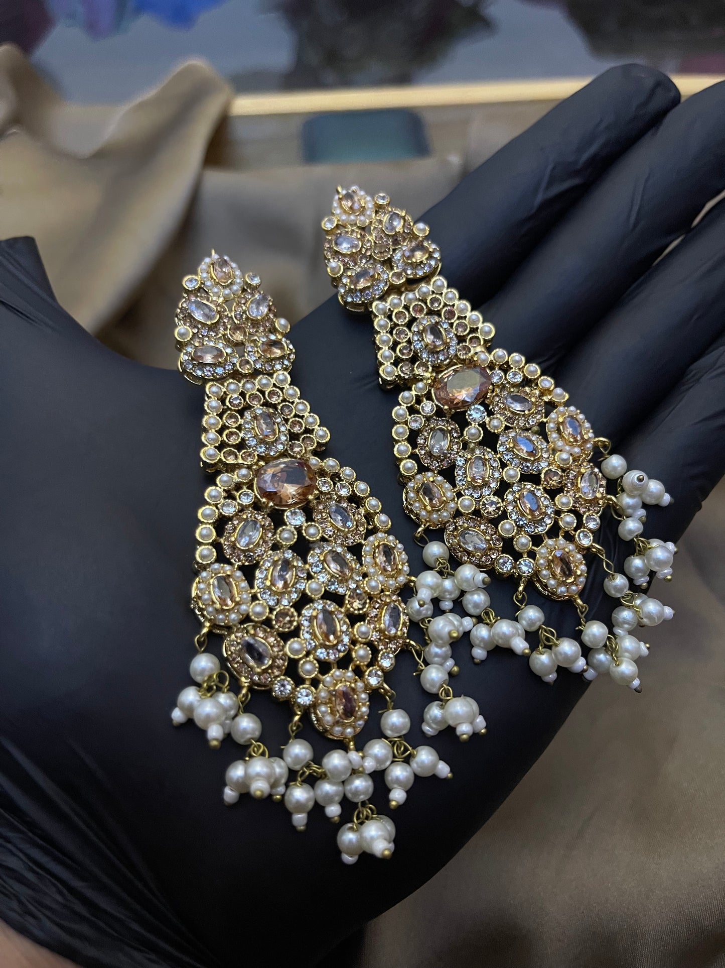 Traditional Earrings for Women | Hyderabadi & Ethnic Earrings Online | Jhaverys Jewellery