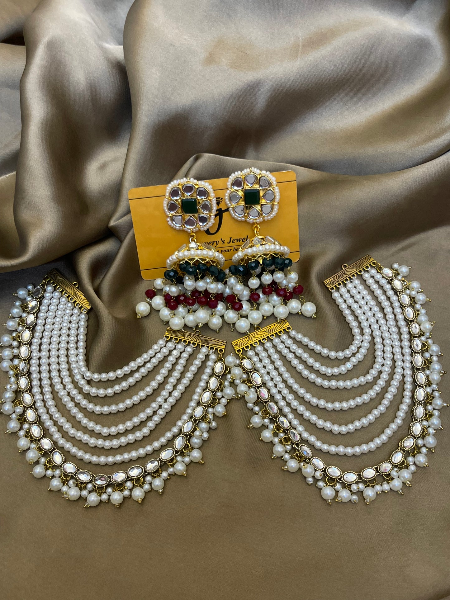 Thappa Kundan Stylish Jhumka Big sahara