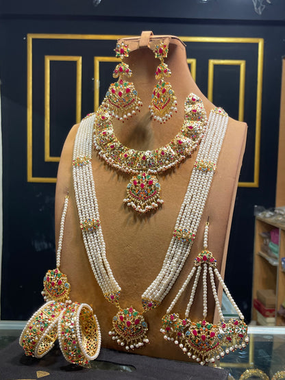Hyderabadi Bridal Necklace Noratan
