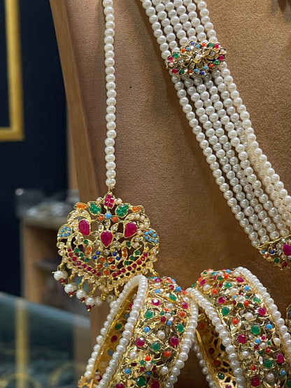 Hyderabadi Bridal Necklace Noratan