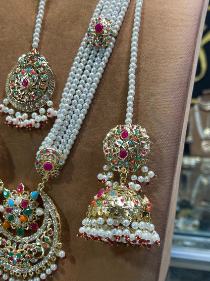 Hyderabadi Stylish Bridal Necklace Set