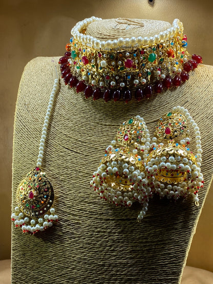 Hyderabadi Beautifull Wear Choker Set
