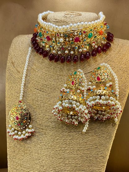 Hyderabadi Beautifull Wear Choker Set