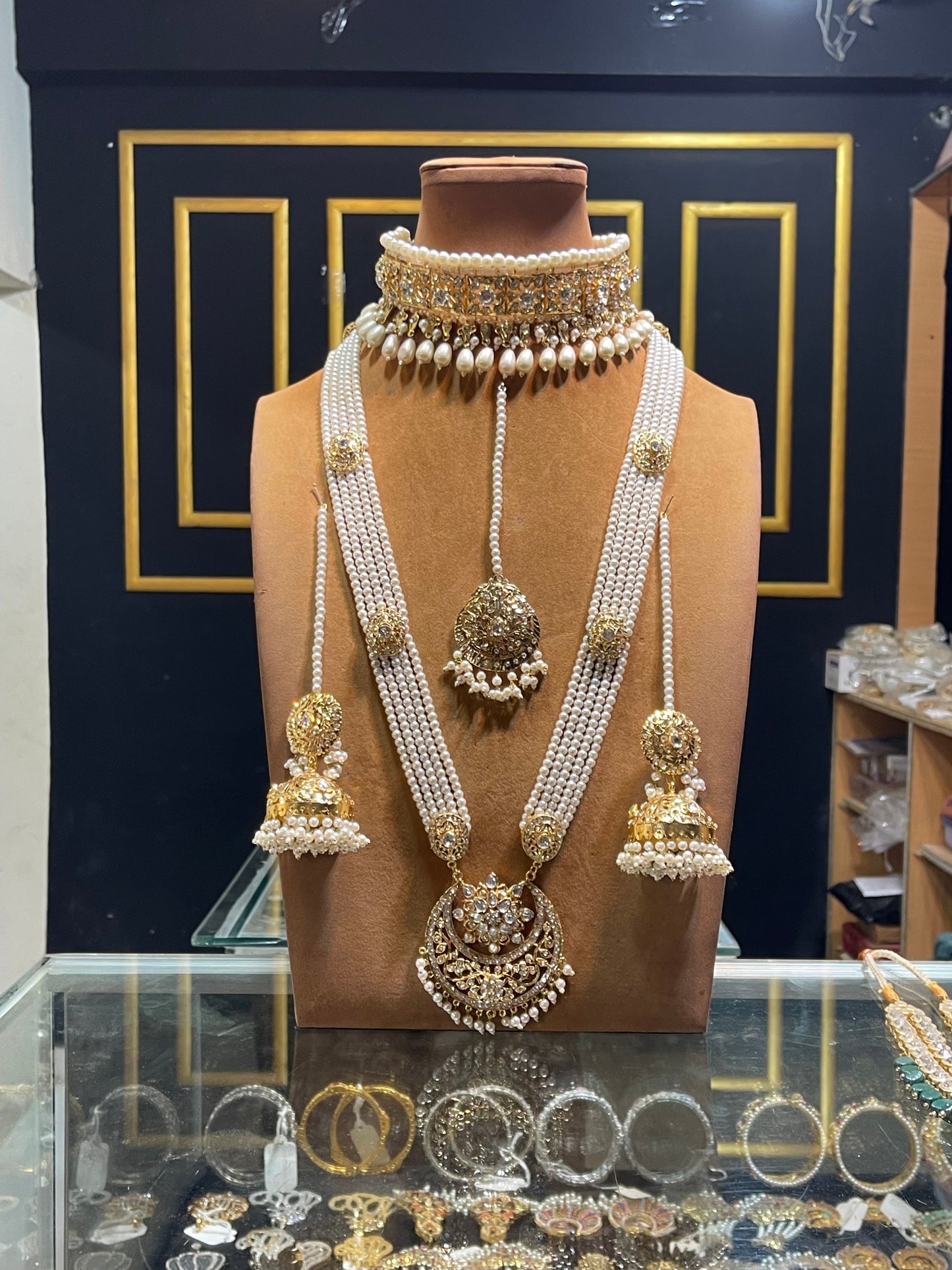 Bridal Jewellery  Hyderabadi 22KT Pure Gold Plated
