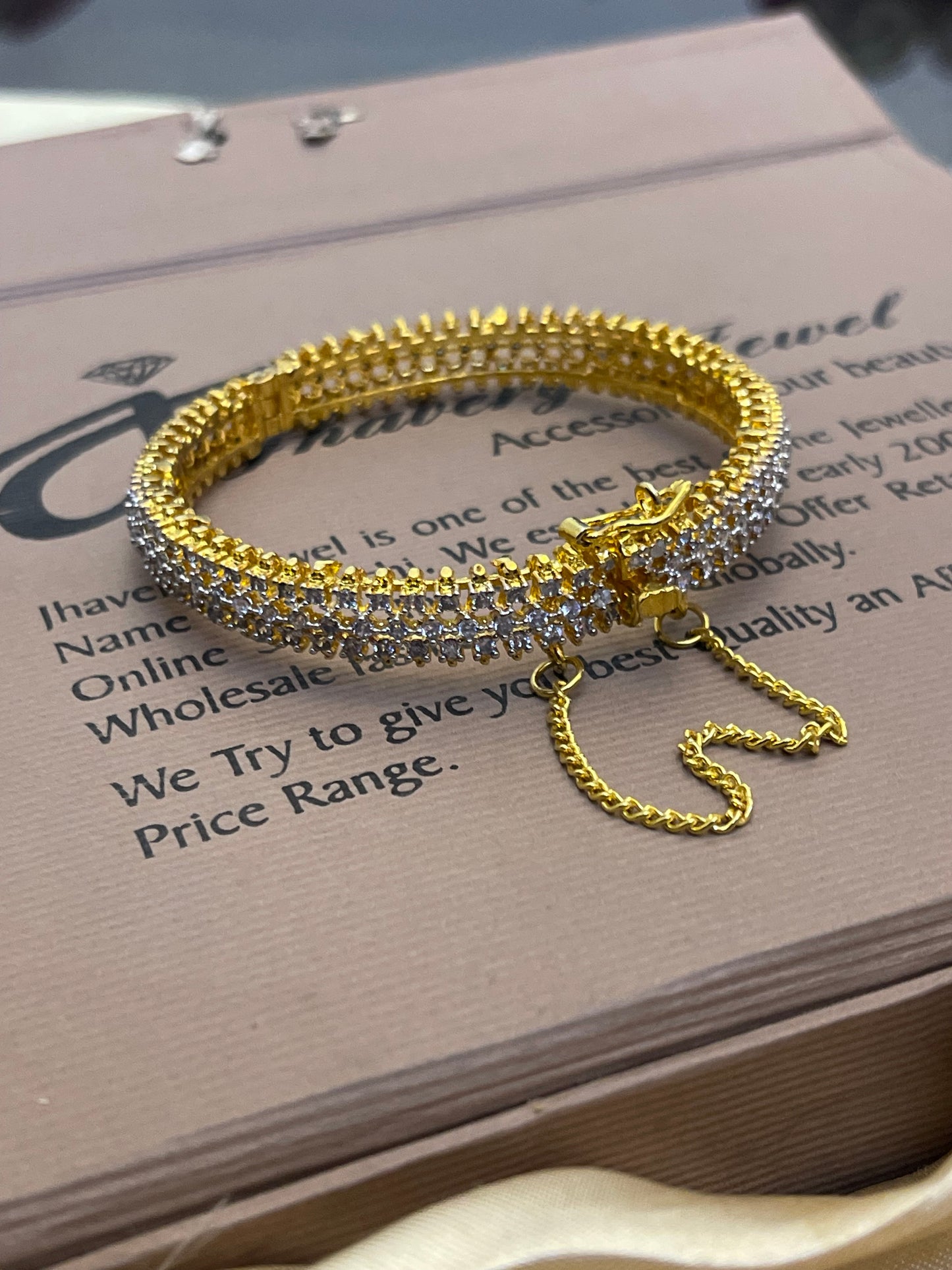 22KT Pure Gold Plated,Stylish Wear Bracelete