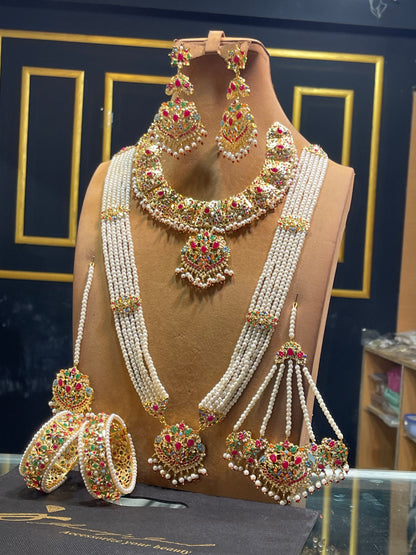 Hyderabadi Bridal Necklace Noratan
