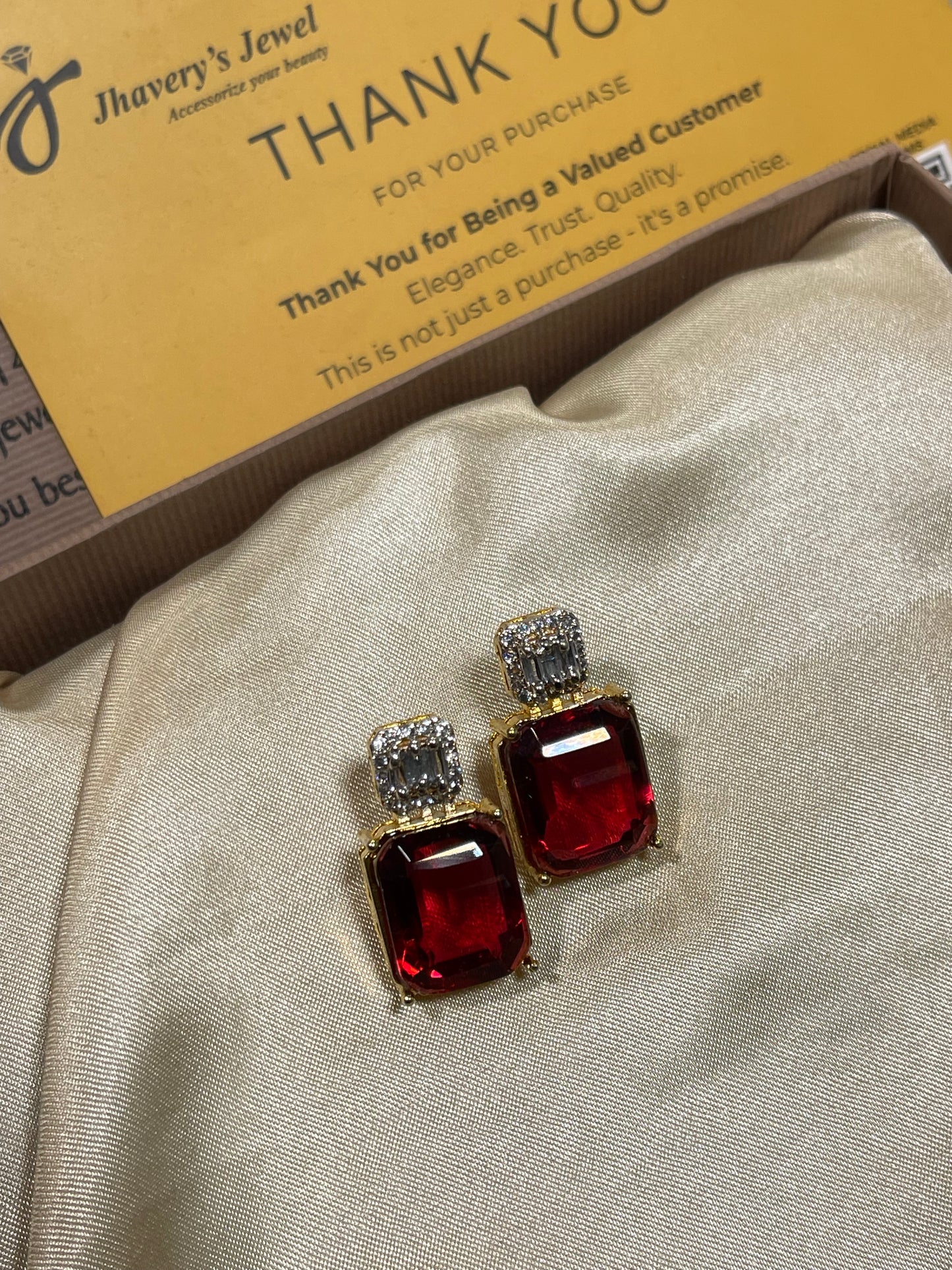 Tops Zircon 22KT Gold Plated
